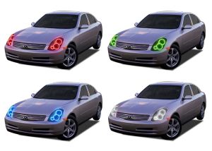Color Changing LED Halo Lights | Custom Halo Headlights